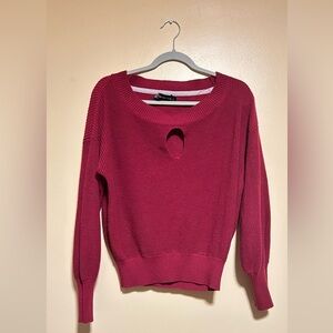 Elegant burgundy Sweater